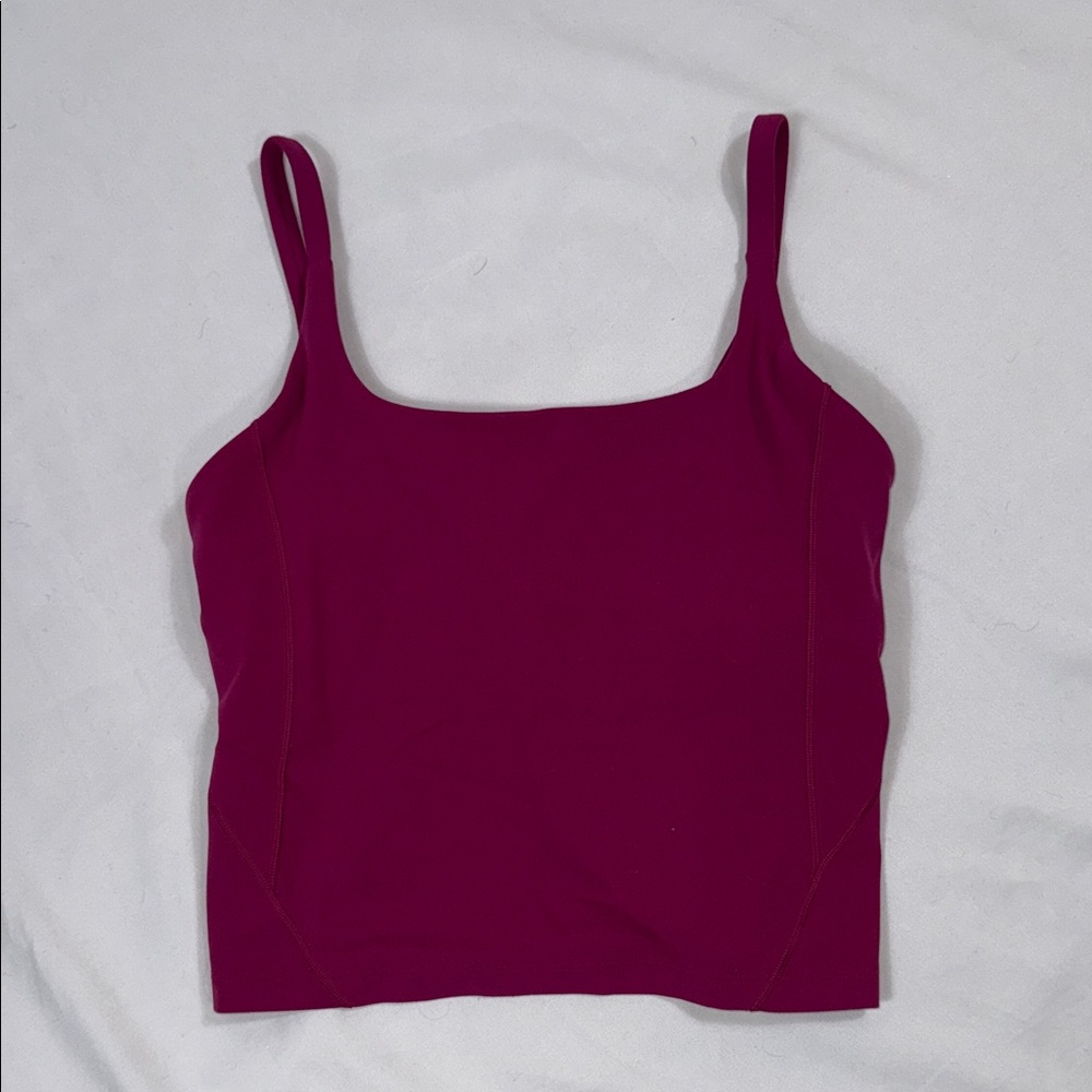 Lululemon Athletica Magenta Tank Top